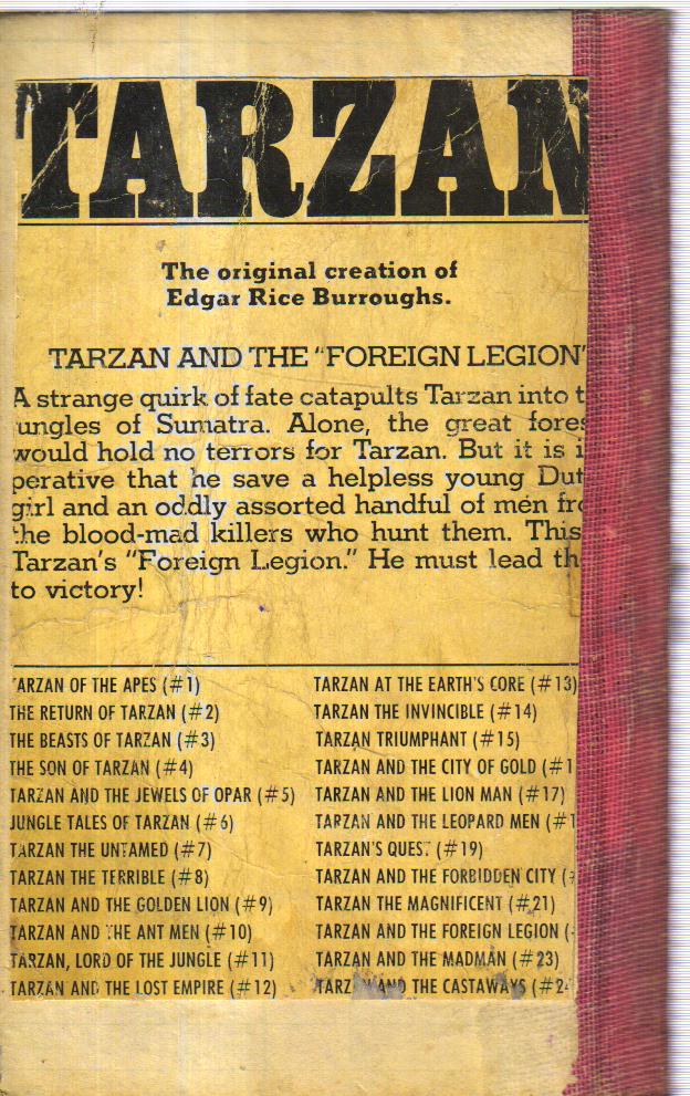Tarzan and the foreign legion