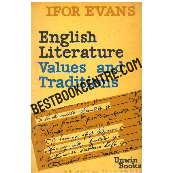 English Literature Values and Traditions