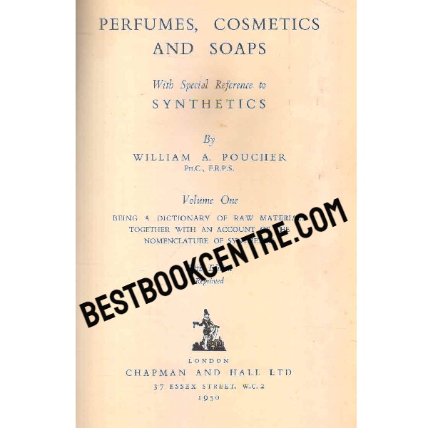 perfumes cosmetics and soaps volume 1