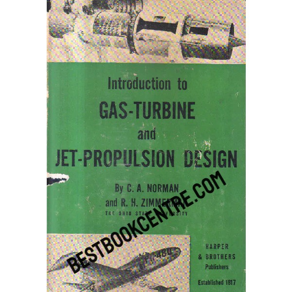 introduction to gas turbine and jet propulsion design 1st edition