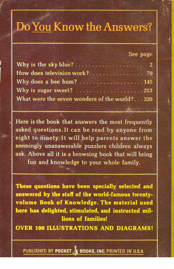 Questions and Answers from the Book of Knowledge