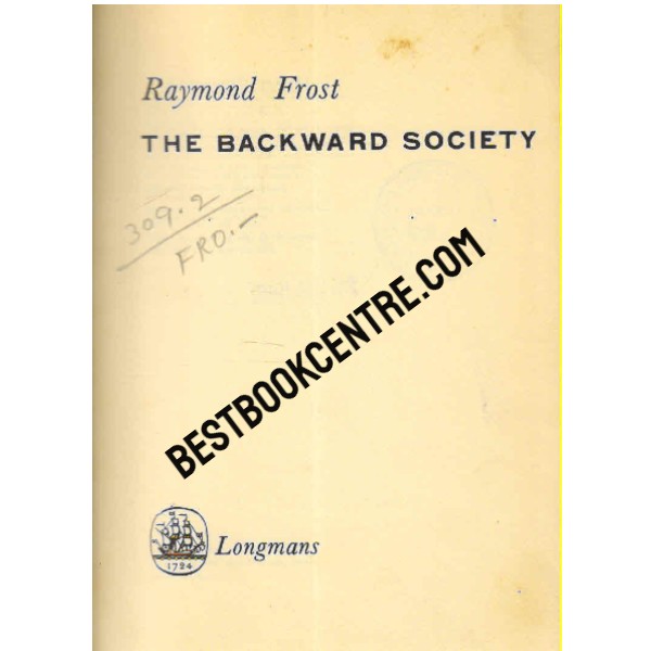 The Backward Society 1st edition