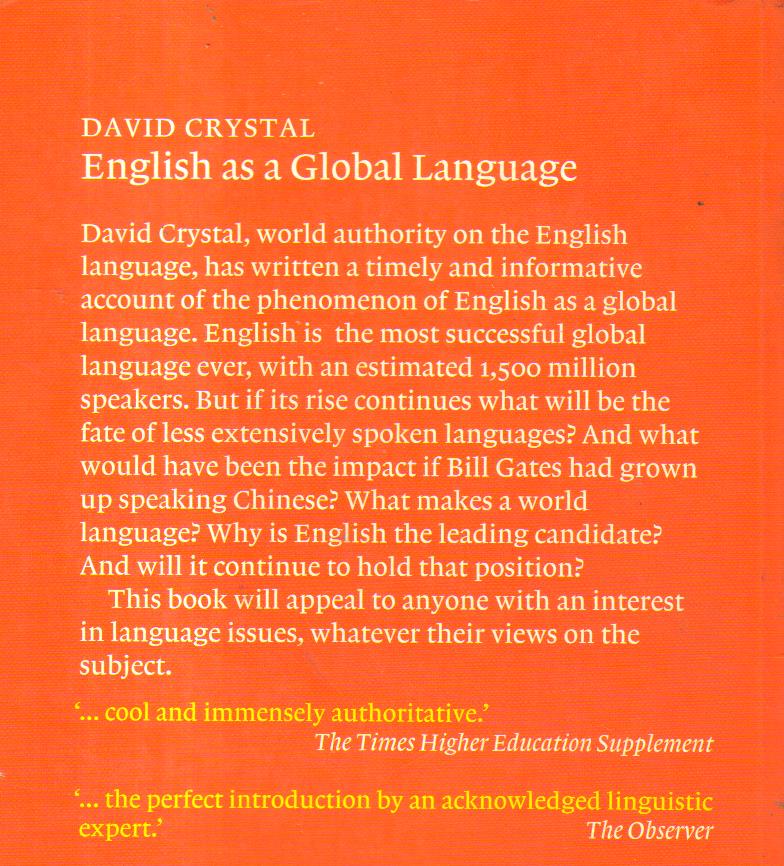 English as a Global Language.