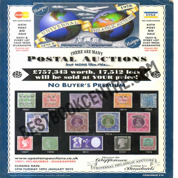 Universal Philatelic Auctions. 10th January 2012 volume 44 