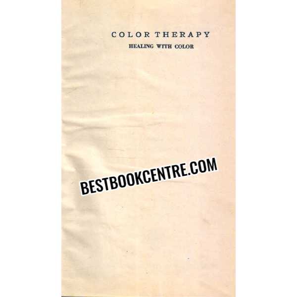 Color Therapy Healing With Color 