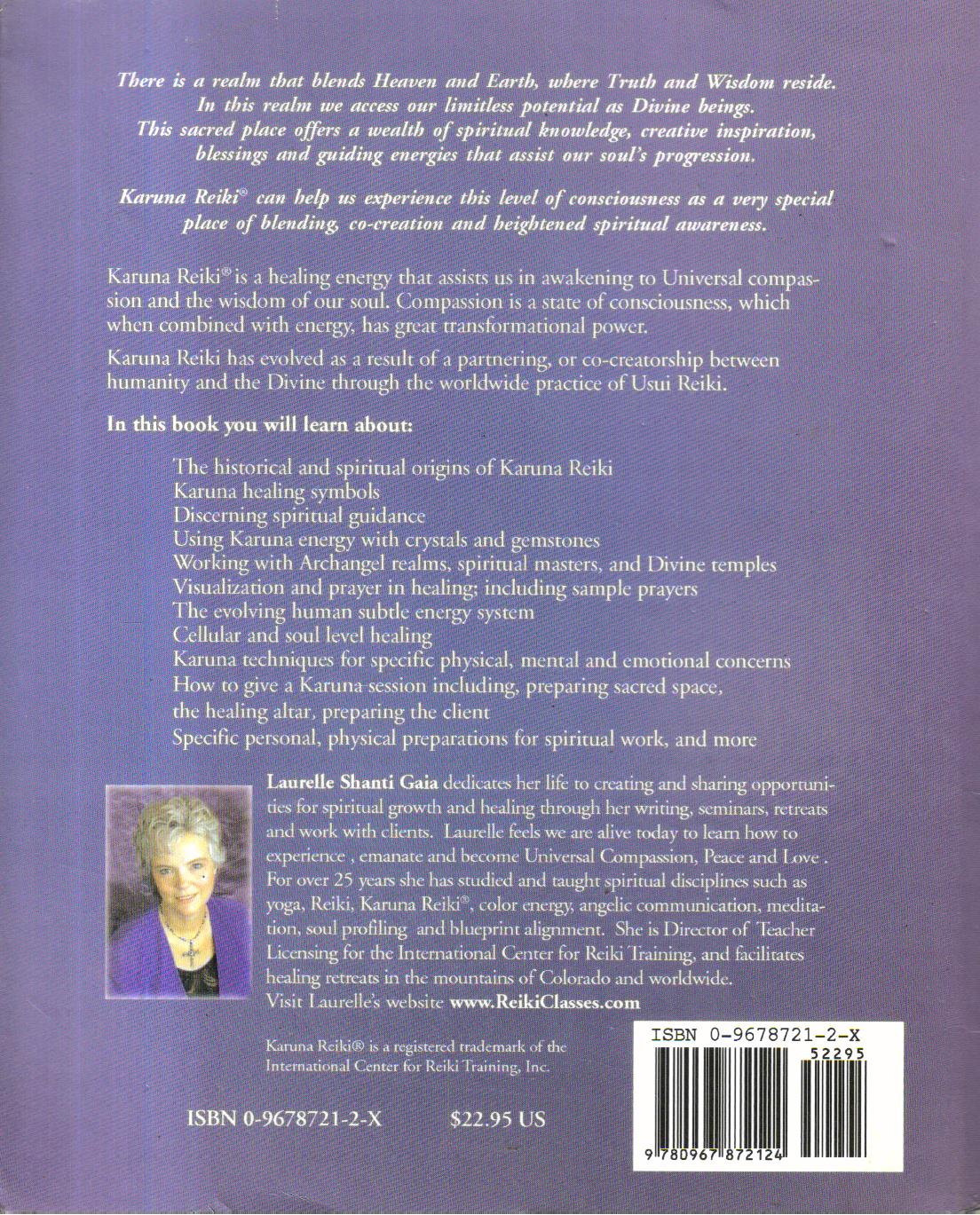 The Book on Karuna Reiki.