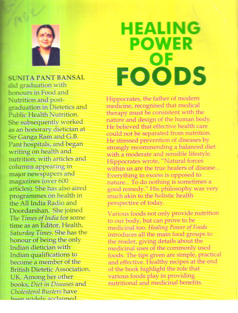 Healing Power of Foods.