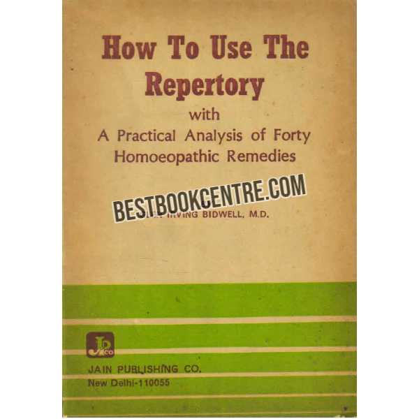 How to Use the Repertory 