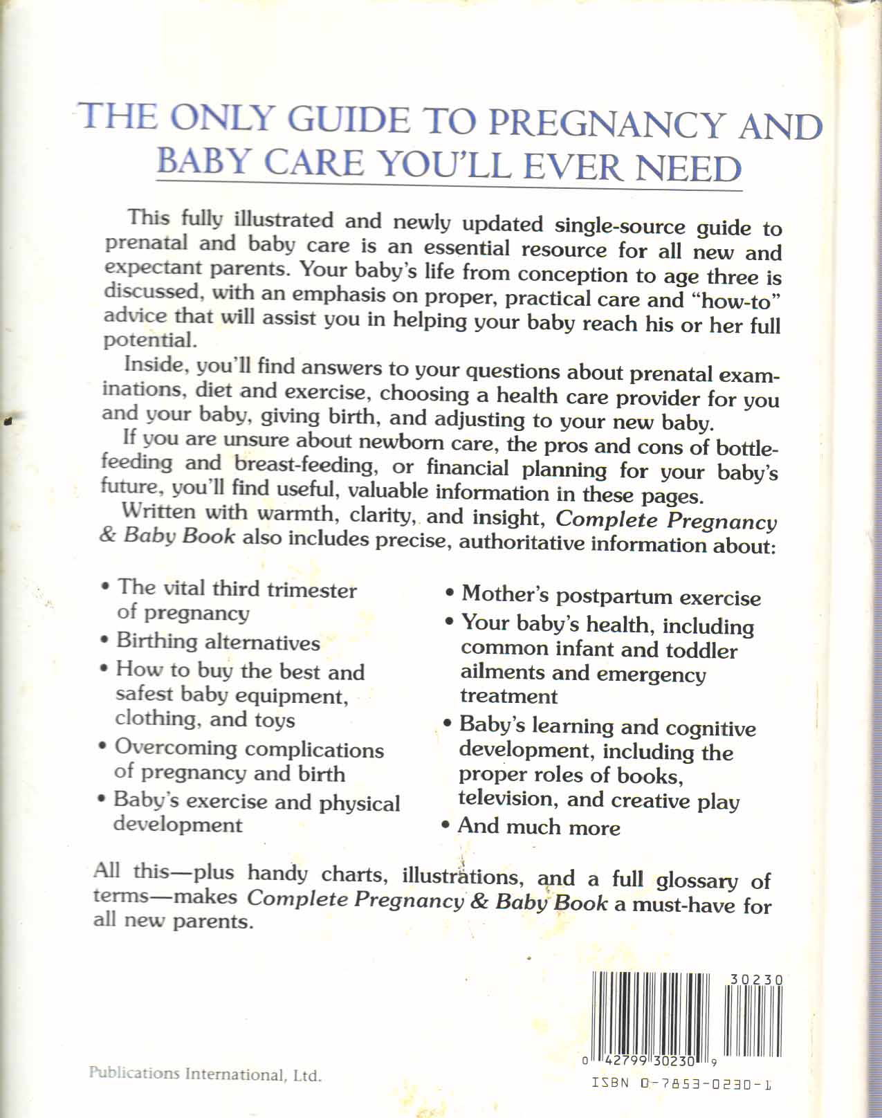 Complete Pregnancy and Baby Book