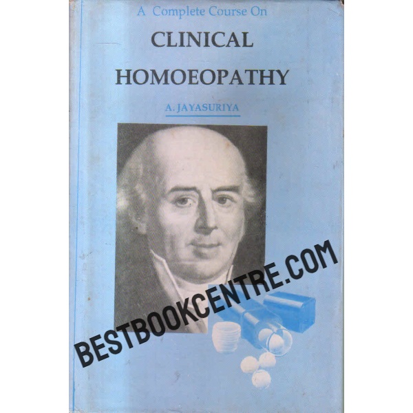 a complete course on clinical homoeopathy
