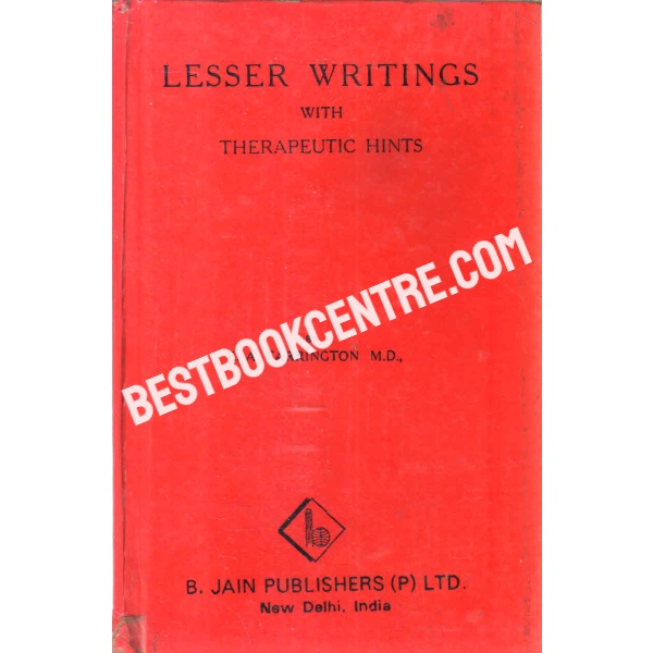 lesser writings with therapeutic hints
