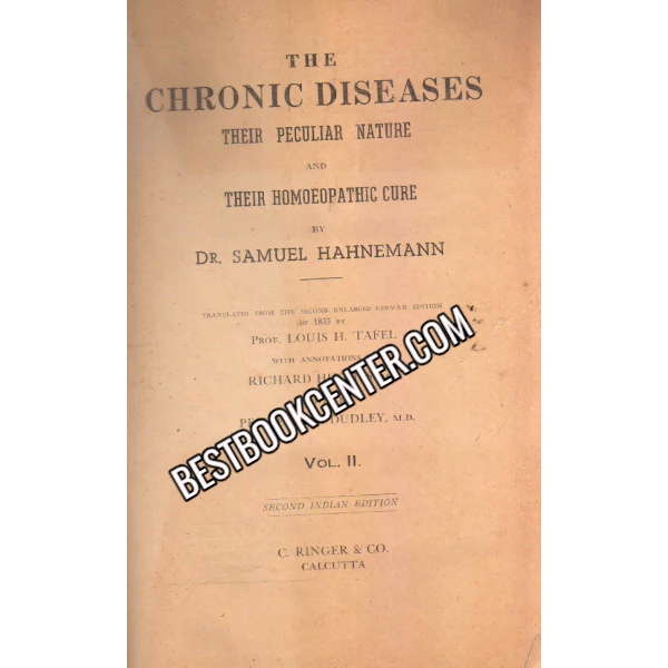 The Chronic Diseases Vol 1 and 2 ( 2 books set) 2nd edition