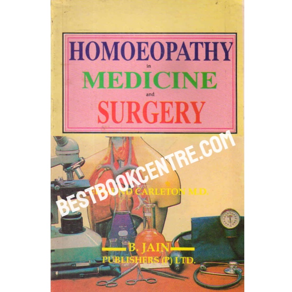 homoeopathy in medicine and surgery