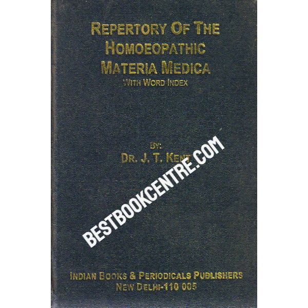 Repertory of  the  Homoeopathic Materia Medica