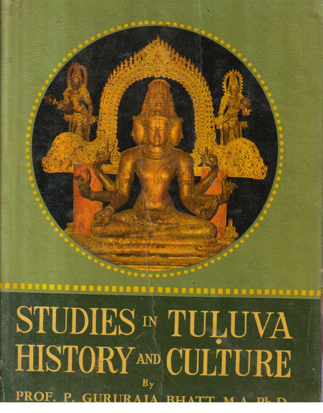 Studies in Tuluva History and Culture.