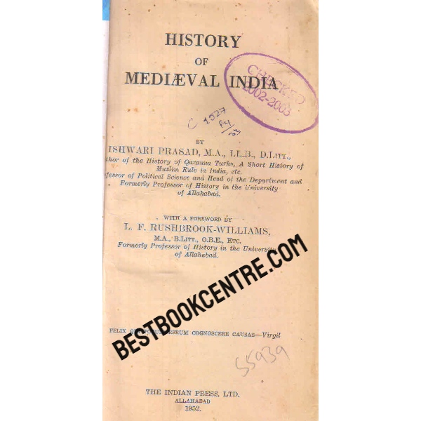 history of mediaeval india