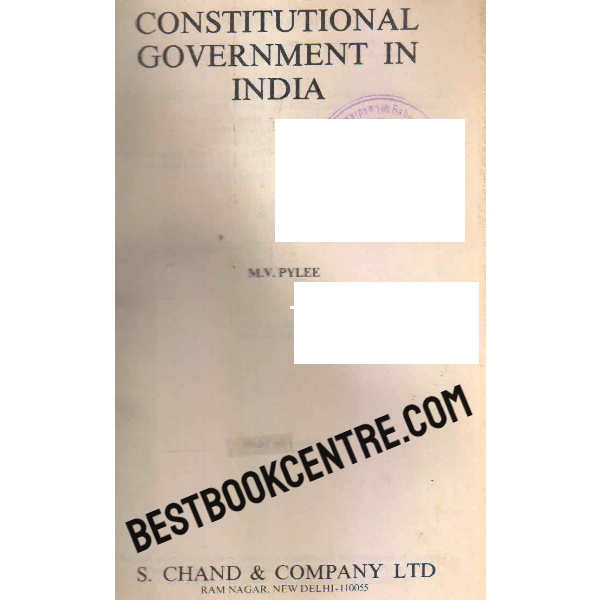 constitutional government in india