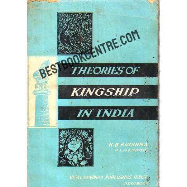 Theories of Kingship in India 1st edition