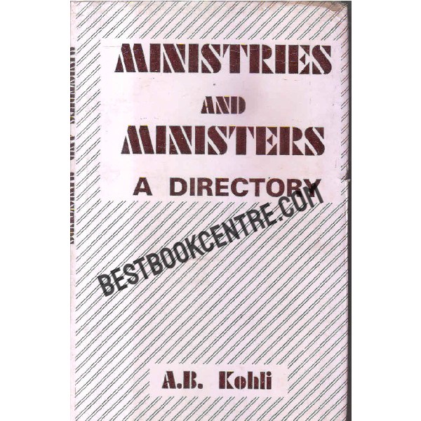 Ministries and ministers a directory 1st edition