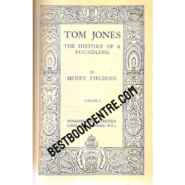 Tom Jones the history of a Foundling Volume 1