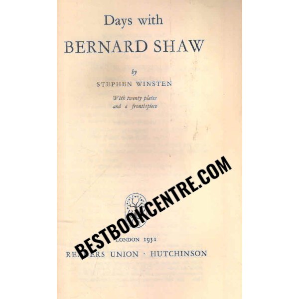 days with bernard shaw