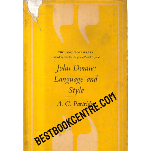 john donne language and style 1st edition