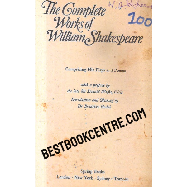 the complete works of william shakespeare