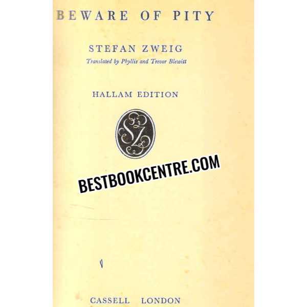 beware of pity stefan zweig 