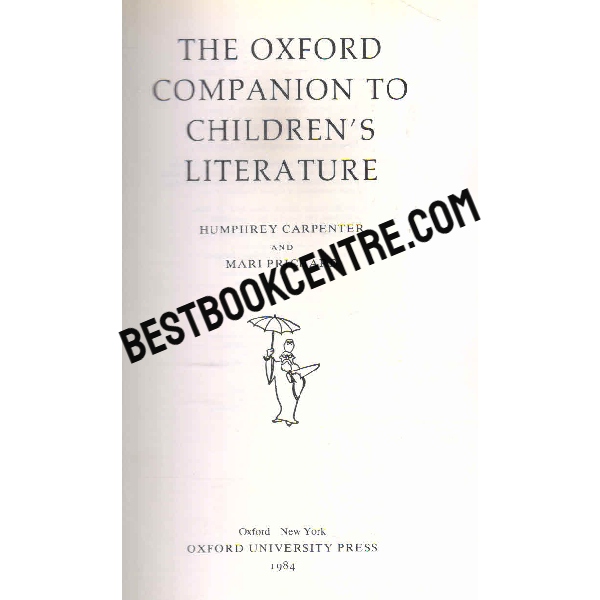 the oxford companion to childrens literature 1st edition