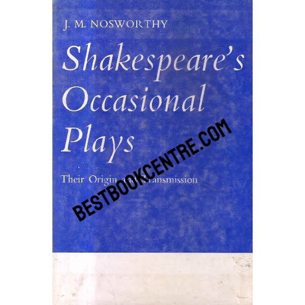 shakespeares occasional plays 1st edition