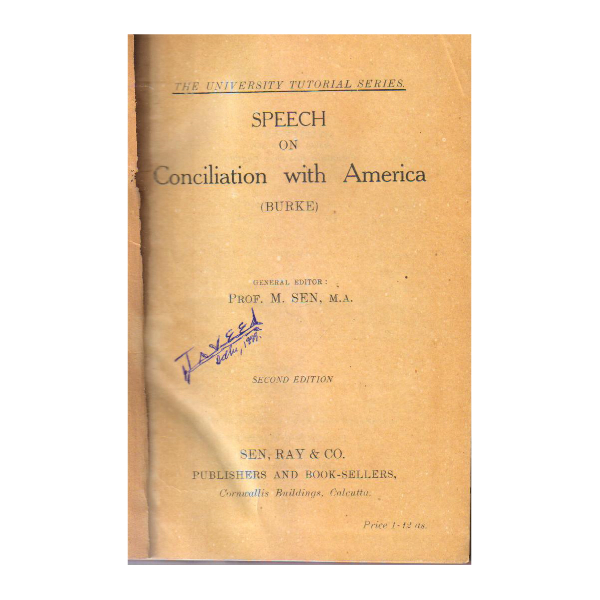 Speech on conciliation with America [Burke] (PocketBook)