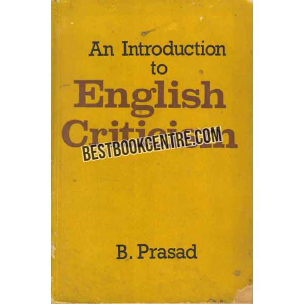 An Introduction to English Criticism