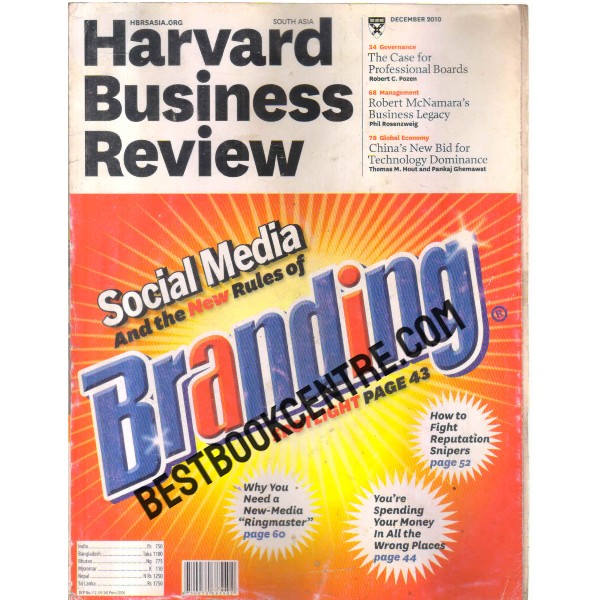 Harvard business review DEC 2010