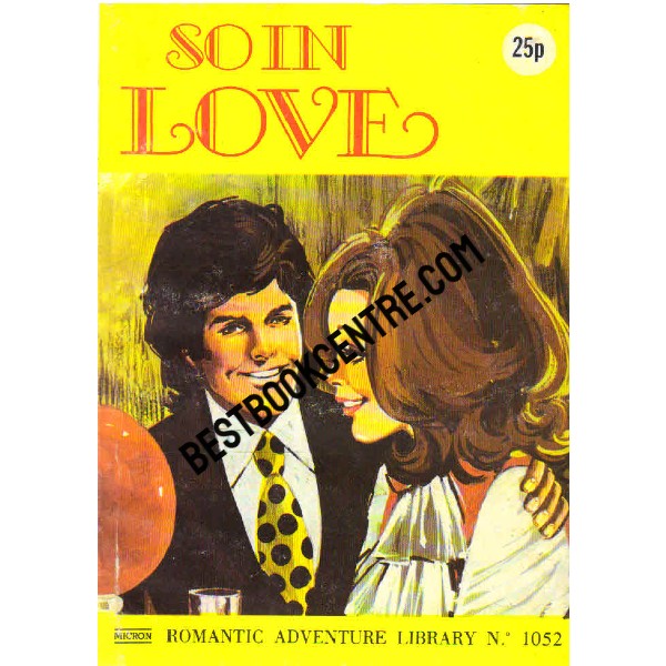 Romantic Adventure Library  So in Love No 1054