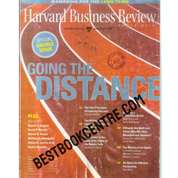 Havard business review july august 2007