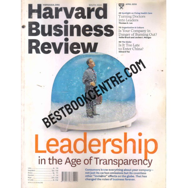 Harvard business review APIRL 2010