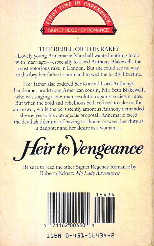 heir to vengeance 