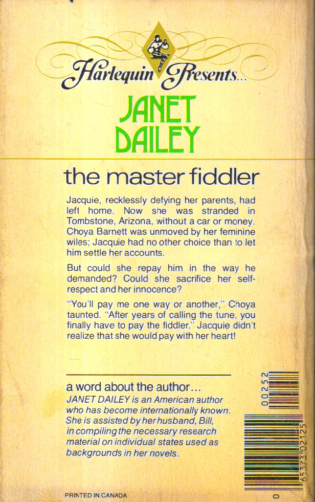 The Master Fiddler by Janet Dailey