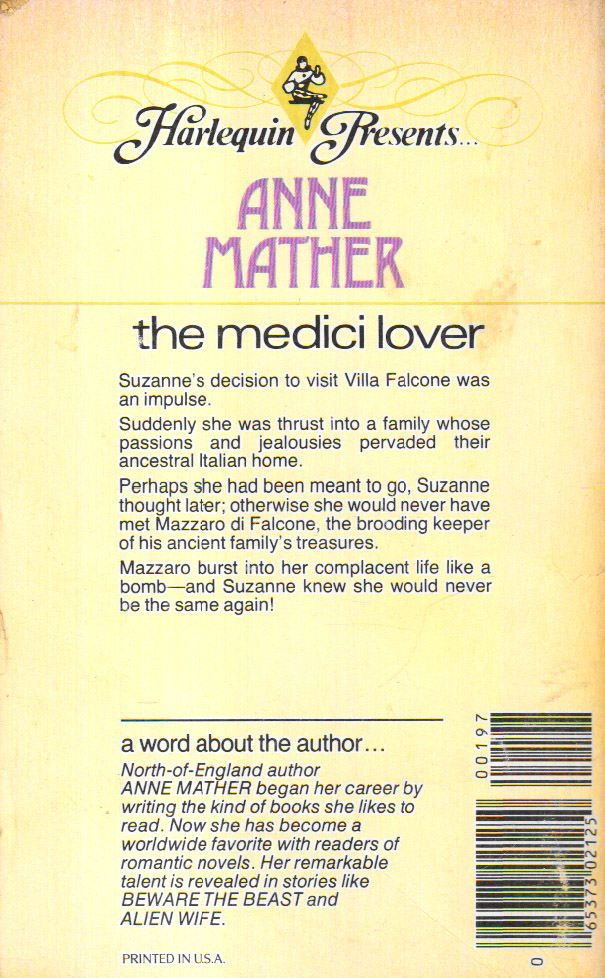 THE MEDICI LOVER 