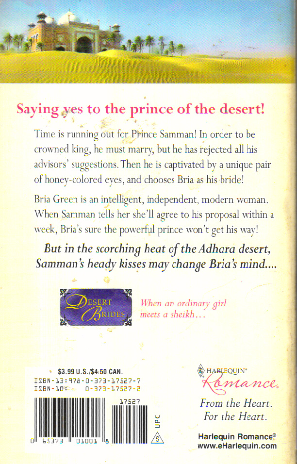 The desert prince's proposal 