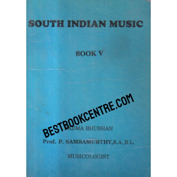 south indian music book 2 3 4 and 5 (4 books set)