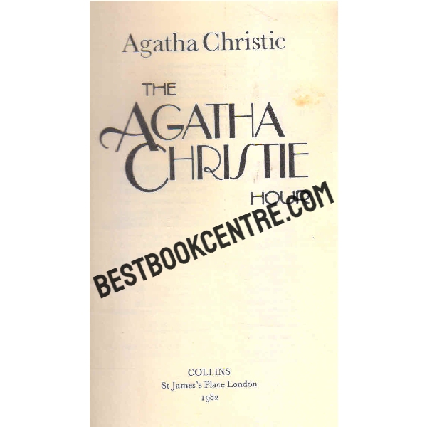 the agatha christie hour 1st ediiton