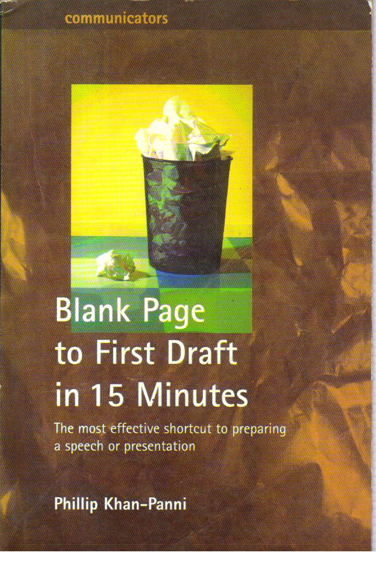 Blank Page to First Draft in 15 Minutes