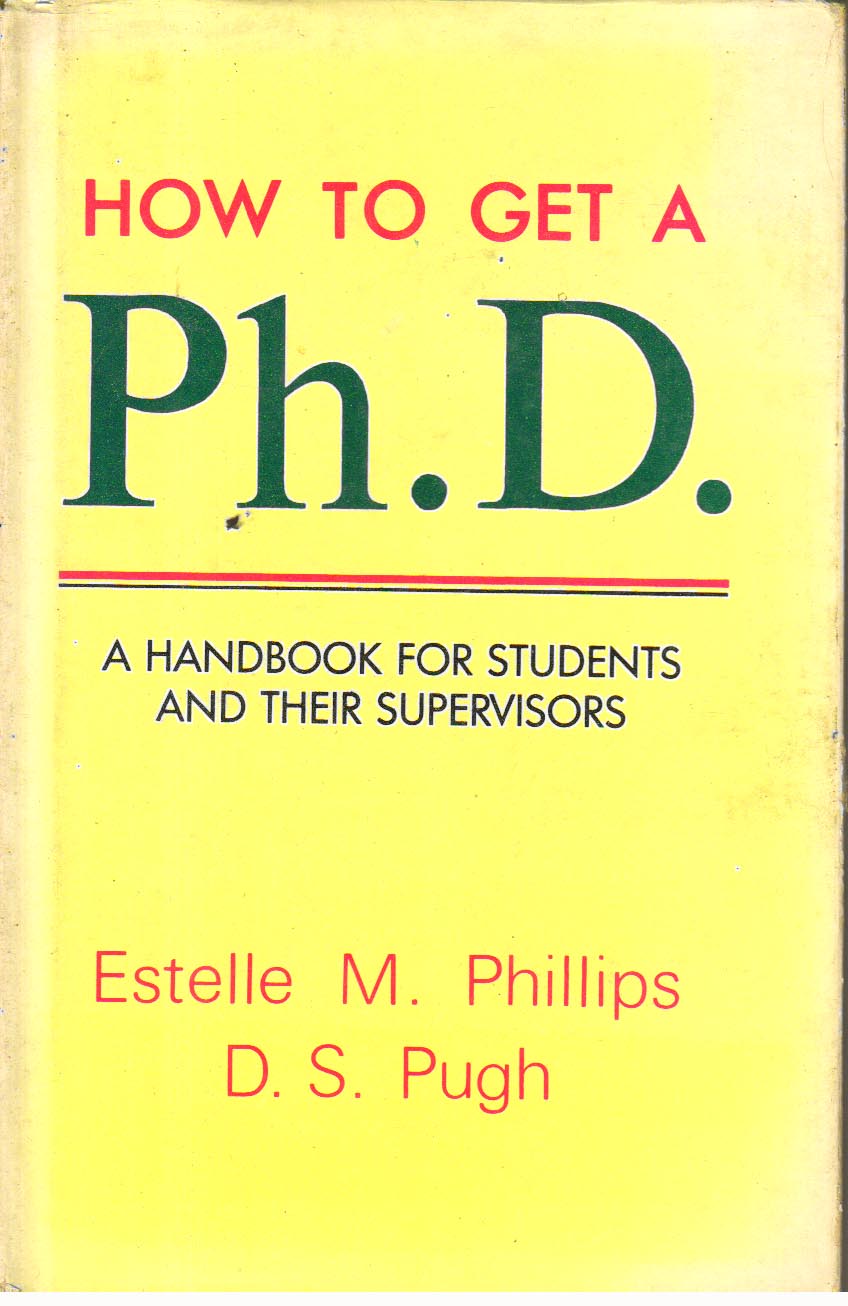 How to get a Ph.D