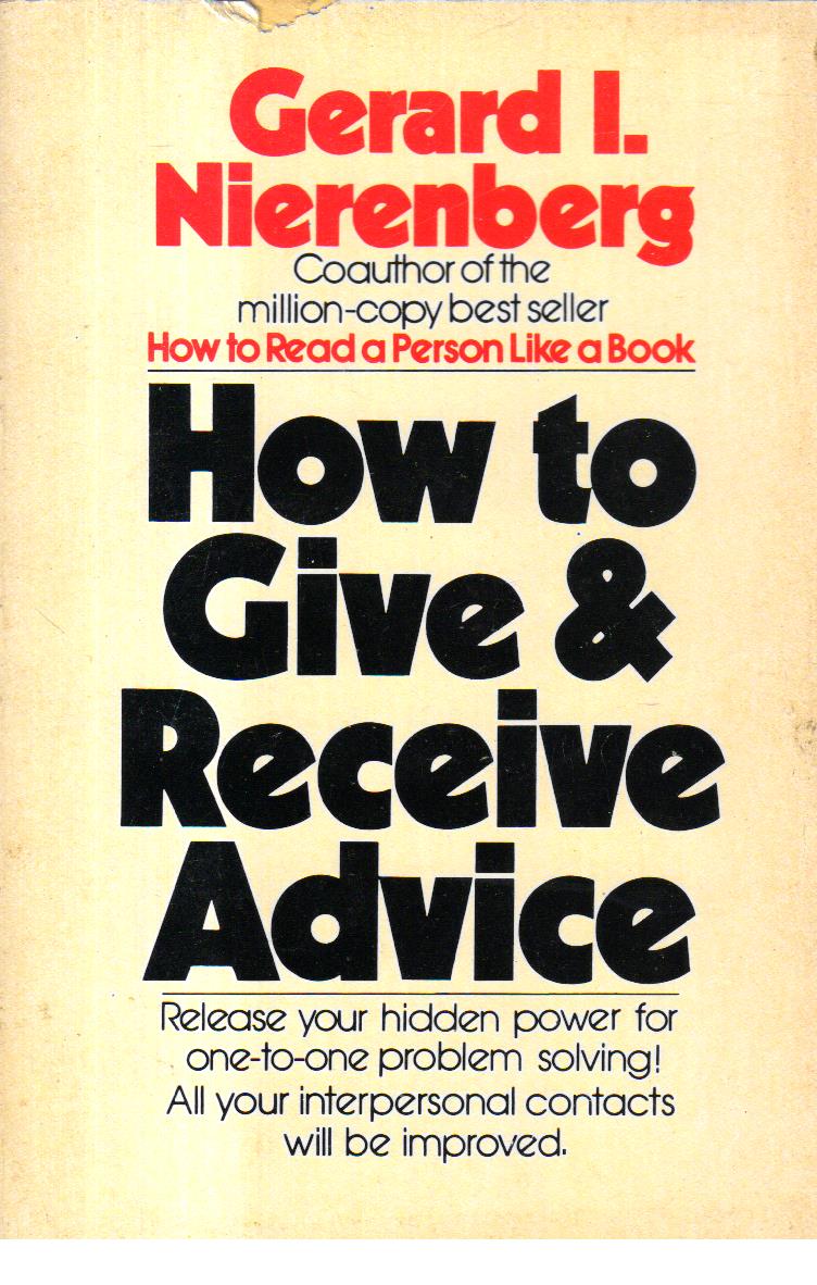 How to give and receive Advice