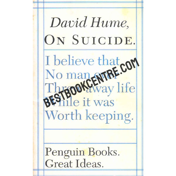 On Suicide (Penguin Great Ideas)