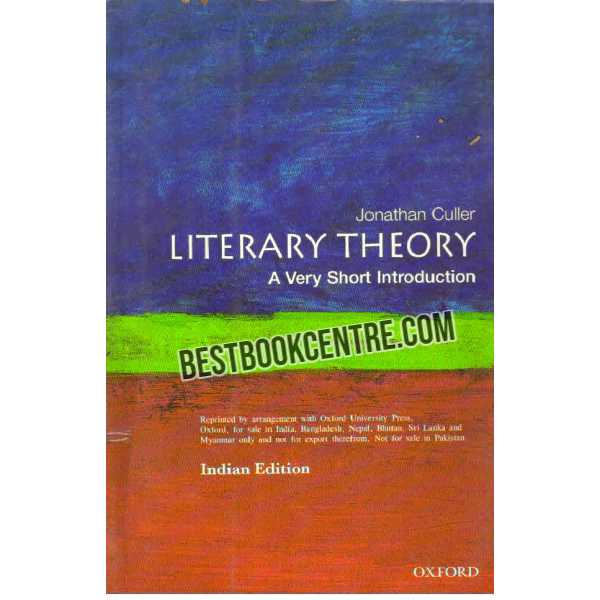 Literary Theory A Very Short Introduction 