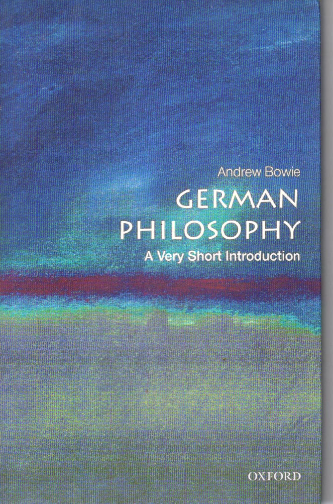 German Philosophy  A very short Introduction