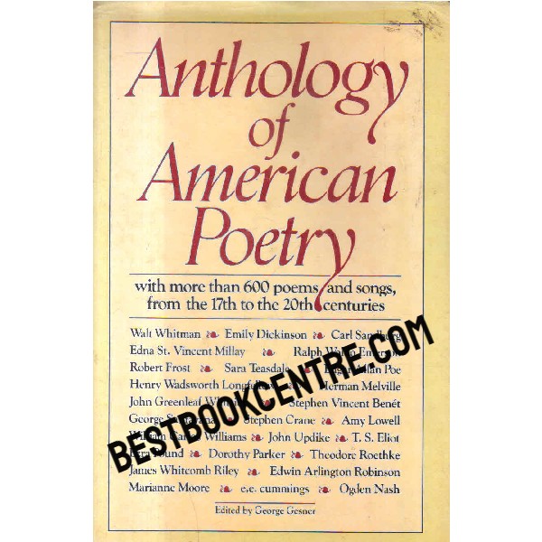 anthology of american potry