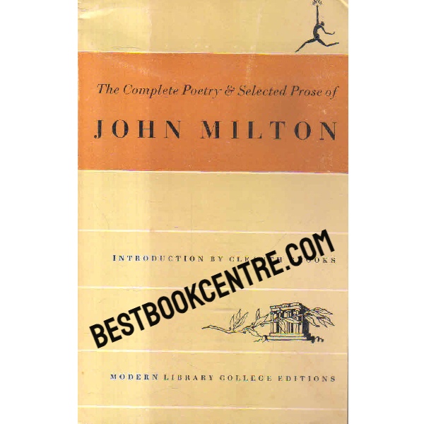 the complete poetry and selected prose of john milton